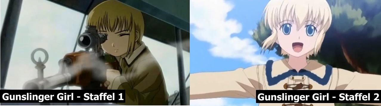 Gunslinger Girl Staffel 1 vs Staffel 2 (2)